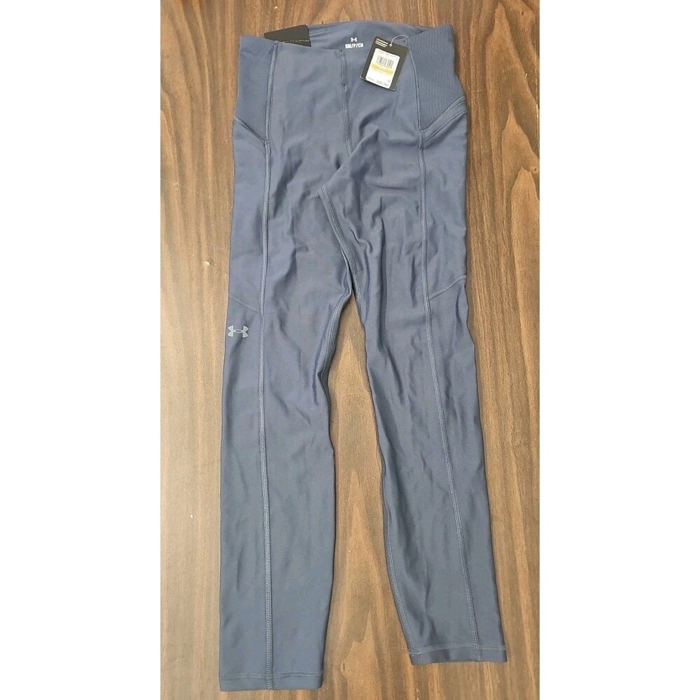 Under Armour Womens Compression High Rise Ankle Legging Size Small Blue